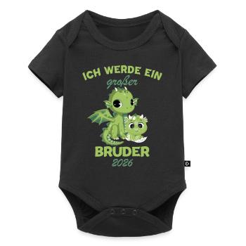 Annoncer la progéniture | Je vais être un grand frère en 2026 - Body à manches courtes Premium Bébé - noir - Devant