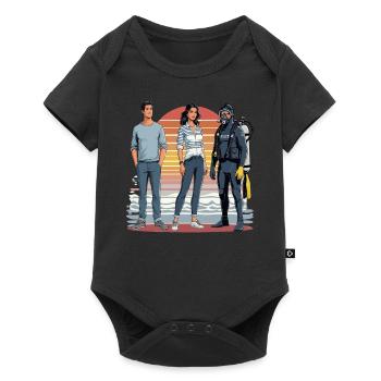Ich Gendere Mann Frau Taurer Gendern Geschlecht - Baby Premium Kurzarmbody - Schwarz - Vorne