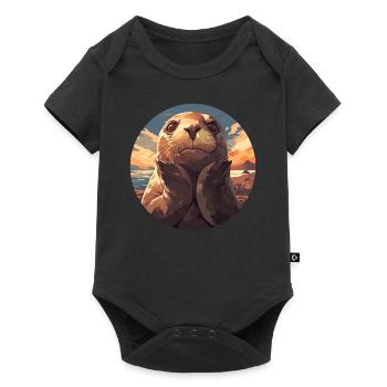 Seals, Seal - Baby Premium short-sleeve bodysuit - black - Front