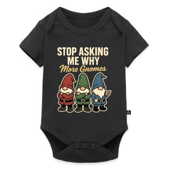 Garden Dwarf Grandma: Idiosyncratic Gnomecore, - Baby Premium short-sleeve bodysuit - black - Front