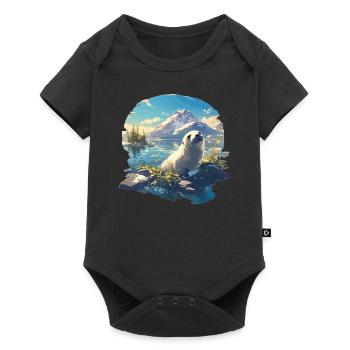 Seals, Seal - Baby Premium short-sleeve bodysuit - black - Front