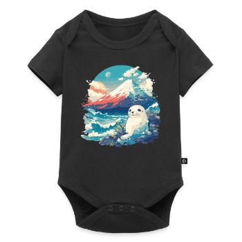 Seals, Seal - Baby Premium short-sleeve bodysuit - black - Front
