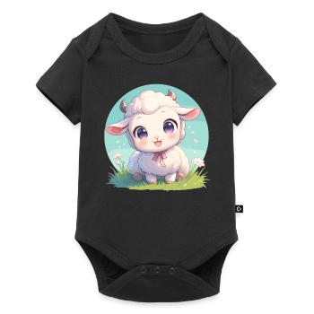 Sheep Sheep - Baby Premium short-sleeve bodysuit - black - Front