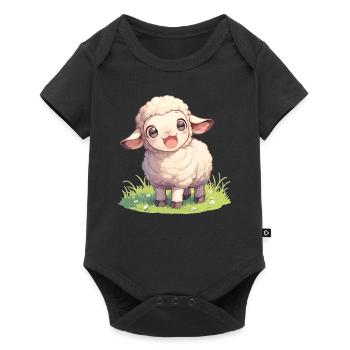 Sheep Sheep - Baby Premium short-sleeve bodysuit - black - Front