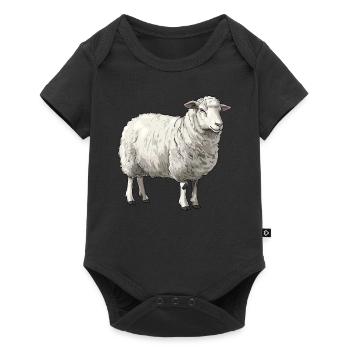 Sheep Sheep - Baby Premium short-sleeve bodysuit - black - Front