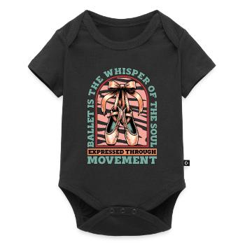 Ballet Is The Whisper Of The Soul Classical Music - Baby Premium Kurzarmbody - Schwarz - Vorne