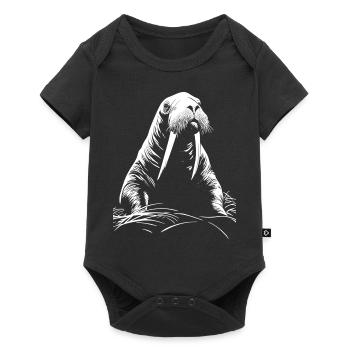 Morse - Body à manches courtes Premium Bébé - noir - Devant