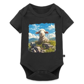 Sheep Sheep - Baby Premium short-sleeve bodysuit - black - Front