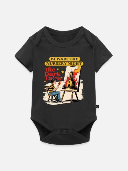Okkultismus Dämonologie Tarot - Baby Premium Kurzarmbody - Schwarz