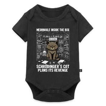 Schrödinger's Cat Plans Revenge - Baby Premium short-sleeve bodysuit - black - Front
