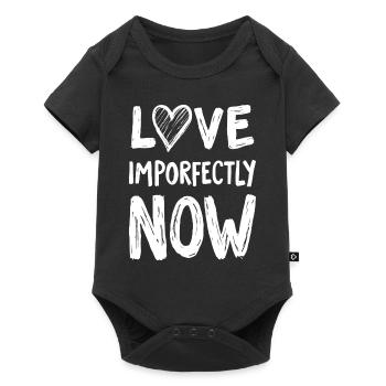 L’amour imparfait maintenant - Body à manches courtes Premium Bébé - noir - Devant