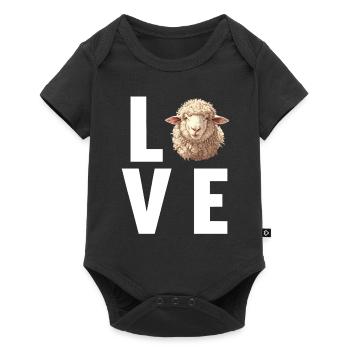 Sheep Sheep - Baby Premium short-sleeve bodysuit - black - Front