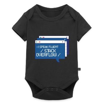 Informatiker Programmierer - Baby Premium Kurzarmbody - Schwarz - Vorne