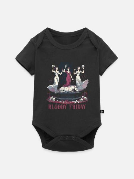 Okkultismus Dämonologie Tarot - Baby Premium Kurzarmbody - Schwarz