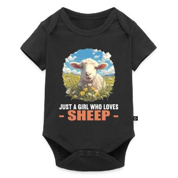 Sheep Sheep - Baby Premium short-sleeve bodysuit - black - Front