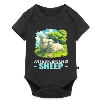 Sheep Sheep - Baby Premium short-sleeve bodysuit - black - Front