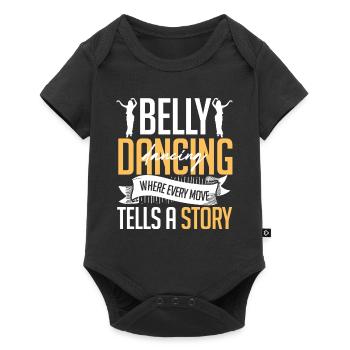 Belly Dance Belly Dancer - Baby Premium short-sleeve bodysuit - black - Front