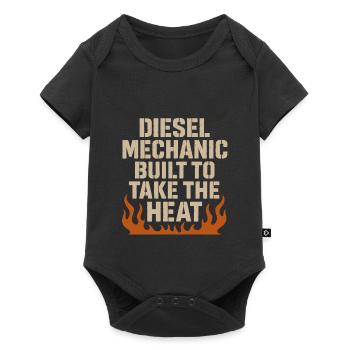 Diesel mechanics Proud mechanics - Baby Premium short-sleeve bodysuit - black - Front