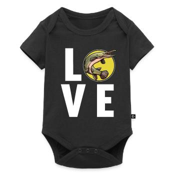 Alligator Pike Alligator Pike - Baby Premium short-sleeve bodysuit - black - Front
