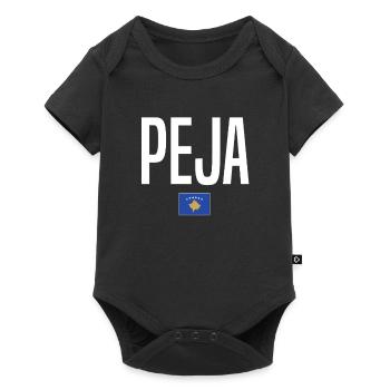 Peja, Kosovo - Body à manches courtes Premium Bébé - noir - Devant