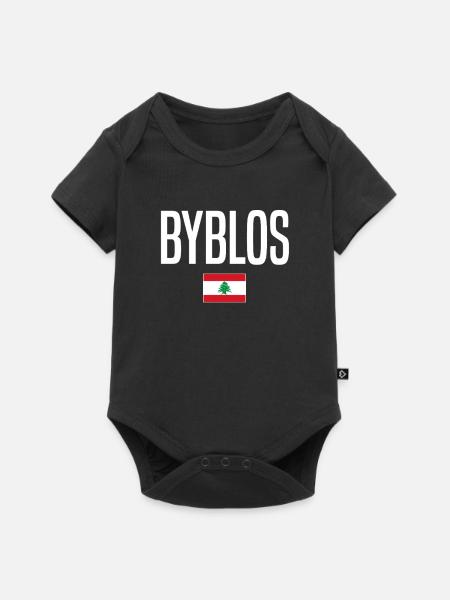 Byblos Libanon - Baby Premium Kurzarmbody - Schwarz
