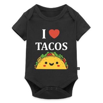 Tacos - Baby Premium short-sleeve bodysuit - black - Front