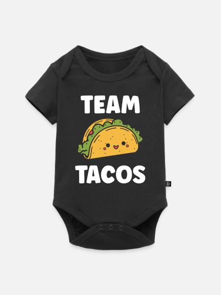 Tacos - Baby Premium Kurzarmbody - Schwarz