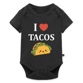 tacos - Body à manches courtes Premium Bébé - noir - Devant