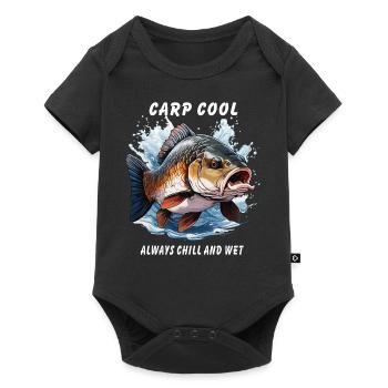 CARPE FRAÎCHE TOUJOURS FRAÎCHE ET HUMIDE - Body à manches courtes Premium Bébé - noir - Devant