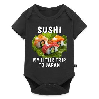 SUSH MON PETIT VOYAGE AU JAPON - Body à manches courtes Premium Bébé - noir - Devant