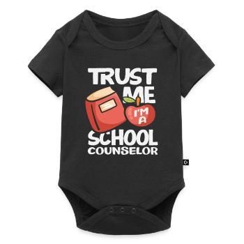 Croyez-moi, je suis conseillère scolaire - Body à manches courtes Premium Bébé - noir - Devant