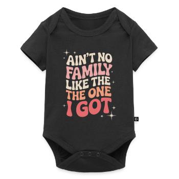 No family like my own - Baby Premium short-sleeve bodysuit - black - Front