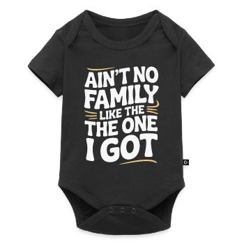 Family Love Saying - Baby Premium short-sleeve bodysuit - black - Front