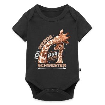 Announcing offspring I'm going to be a big sister in 2026 - Baby Premium short-sleeve bodysuit - black - Front