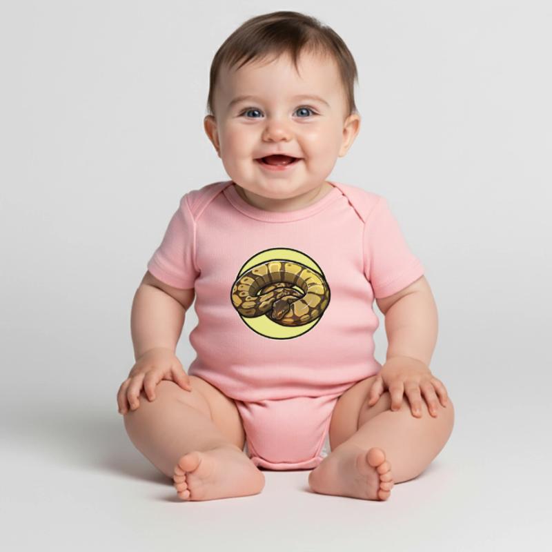 Ball Python Roi Python Roi Python Body à manches courtes Premium Bébé