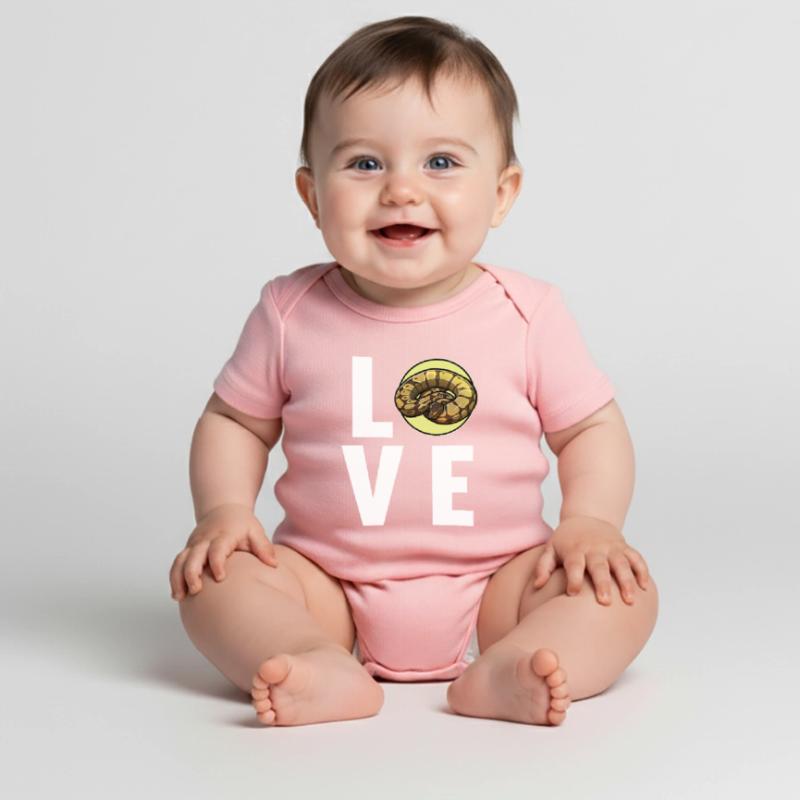 Ball Python Roi Python Roi Python Body à manches courtes Premium Bébé