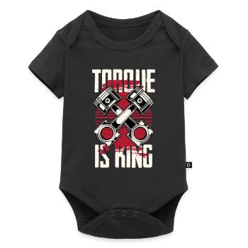 Petrolhead Auto Tuning Motorsport Torque Is King - Baby Premium short-sleeve bodysuit - black - Front