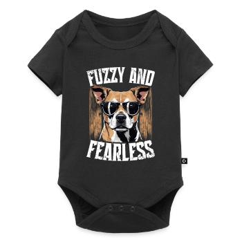 Kangal Dog Fuzzy And Fearless - Baby Premium short-sleeve bodysuit - black - Front