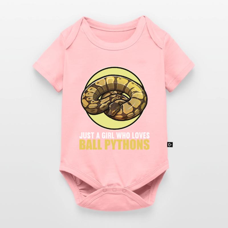 Ball Python Roi Python Roi Python Body à manches courtes Premium Bébé