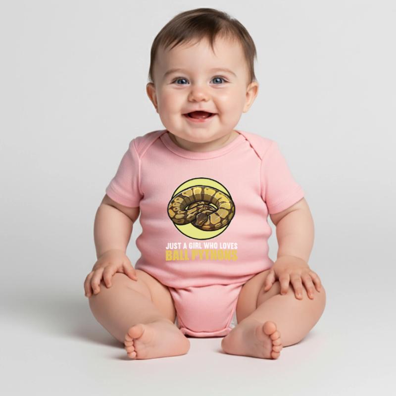 Ball Python Roi Python Roi Python Body à manches courtes Premium Bébé