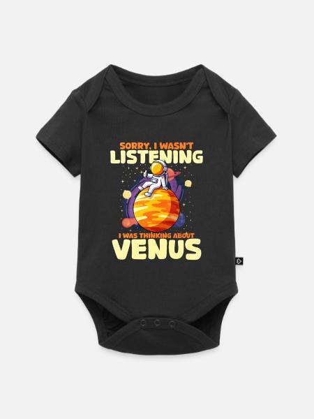Venus - Baby Premium Kurzarmbody - Schwarz