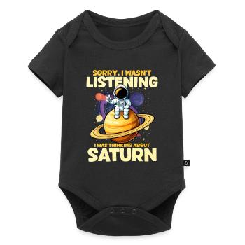 Saturne - Body à manches courtes Premium Bébé - noir - Devant