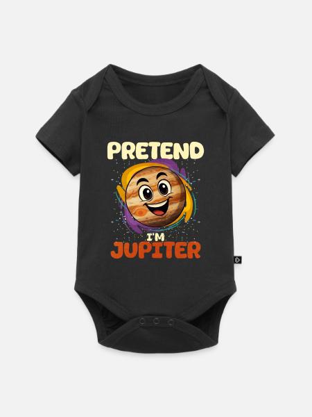 Jupiter - Baby Premium Kurzarmbody - Schwarz
