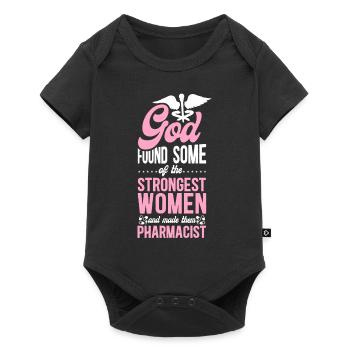 Pharmacy Tech Technician - Baby Premium short-sleeve bodysuit - black - Front