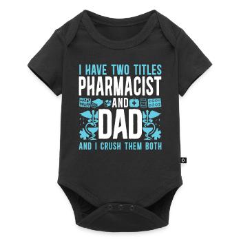 Technicien en pharmacie - Body à manches courtes Premium Bébé - noir - Devant