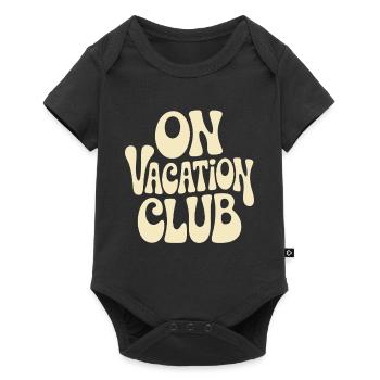 Vacation Club Summer Festival Vacation Beach Vacation - Baby Premium short-sleeve bodysuit - black - Front
