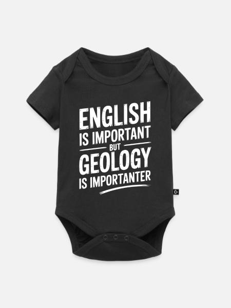 Geology Rock - Baby Premium Kurzarmbody - Schwarz