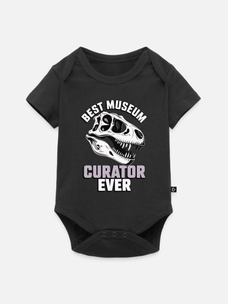 Museum - Baby Premium Kurzarmbody - Schwarz