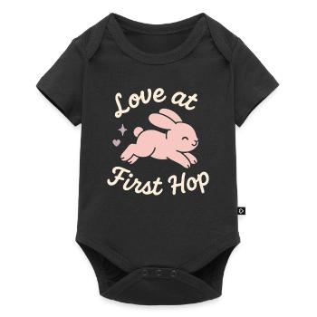Lapin Maman Lapin Sauvetage Adopter, Acheter - Body à manches courtes Premium Bébé - noir - Devant