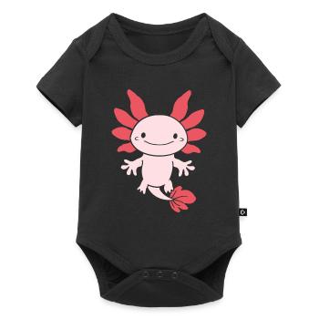 axolotl - Body à manches courtes Premium Bébé - noir - Devant